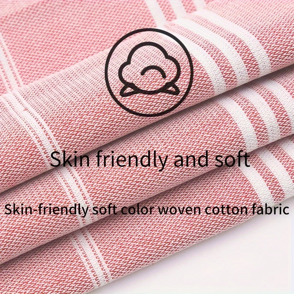 Hooded Beach Poncho Turkish Cotton Sandproof - Wearable Surf Changing Towel Thin Bathrobe, S & L