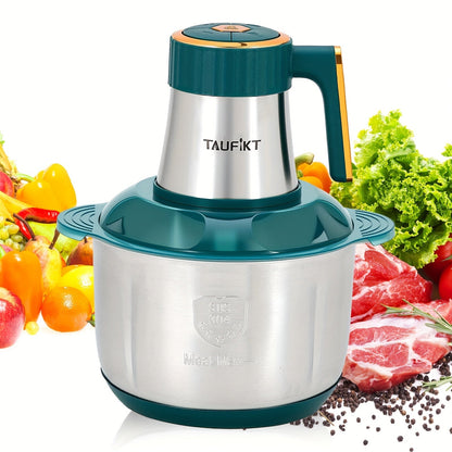 Electric Meat Grinder 5-Speed 6-Blade Food Chopper - 1.32 Gal Household Mincer for Meat Vegetables Garlic Puree Juice Noodles