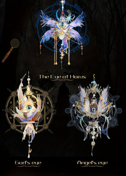 3D Metal Puzzle Model Kit, God's Eye & Angel's Eye MU Assembly, Laser-Cut DIY Craft, Artistic Home & Office Decor