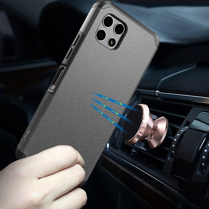 Phone Case Dual-Layer PC and TPU Cover for T-Mobile Revvl 7 5G in Red, Purple, Pink, Black, Gray or Blue