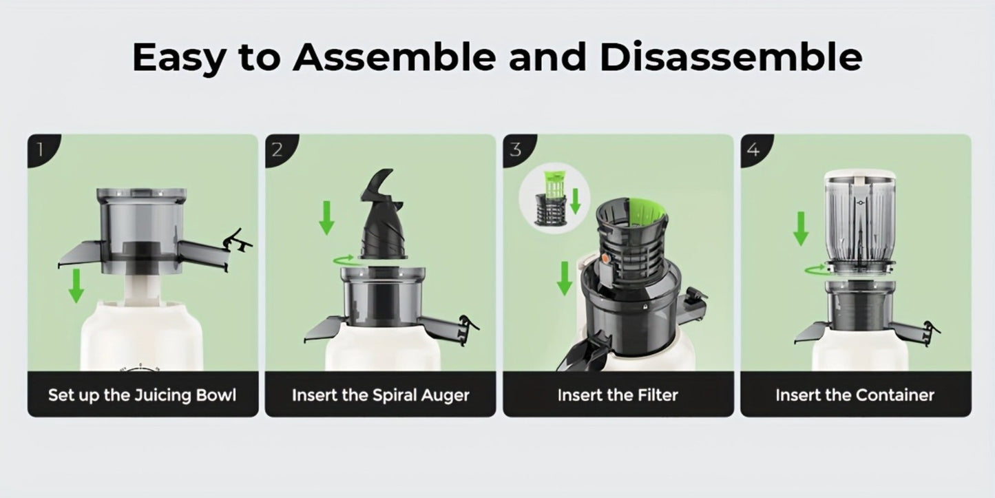 Centrifugal Juicer with 4.3-Inch Wide Feed Chute - 3-Speed Electric Juicer Machine for Whole Fruits & Vegetables
