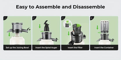 Centrifugal Juicer with 4.3-Inch Wide Feed Chute - 3-Speed Electric Juicer Machine for Whole Fruits & Vegetables