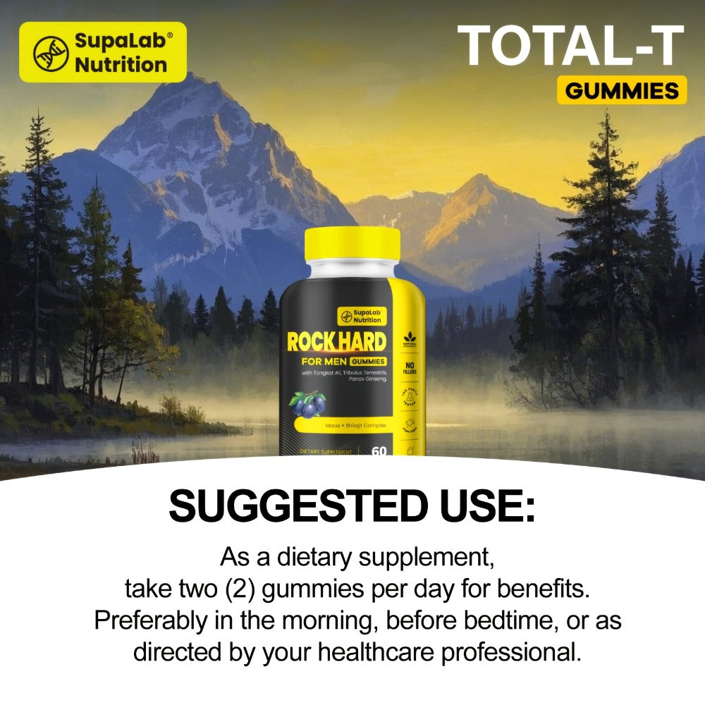 Tongkat Ali Gummies 17500mg for Men with L-Citrulline, L-Arginine & Ashwagandha - Natural Testosterone