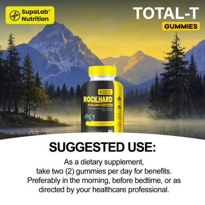 Tongkat Ali Gummies 17500mg for Men with L-Citrulline, L-Arginine & Ashwagandha - Natural Testosterone