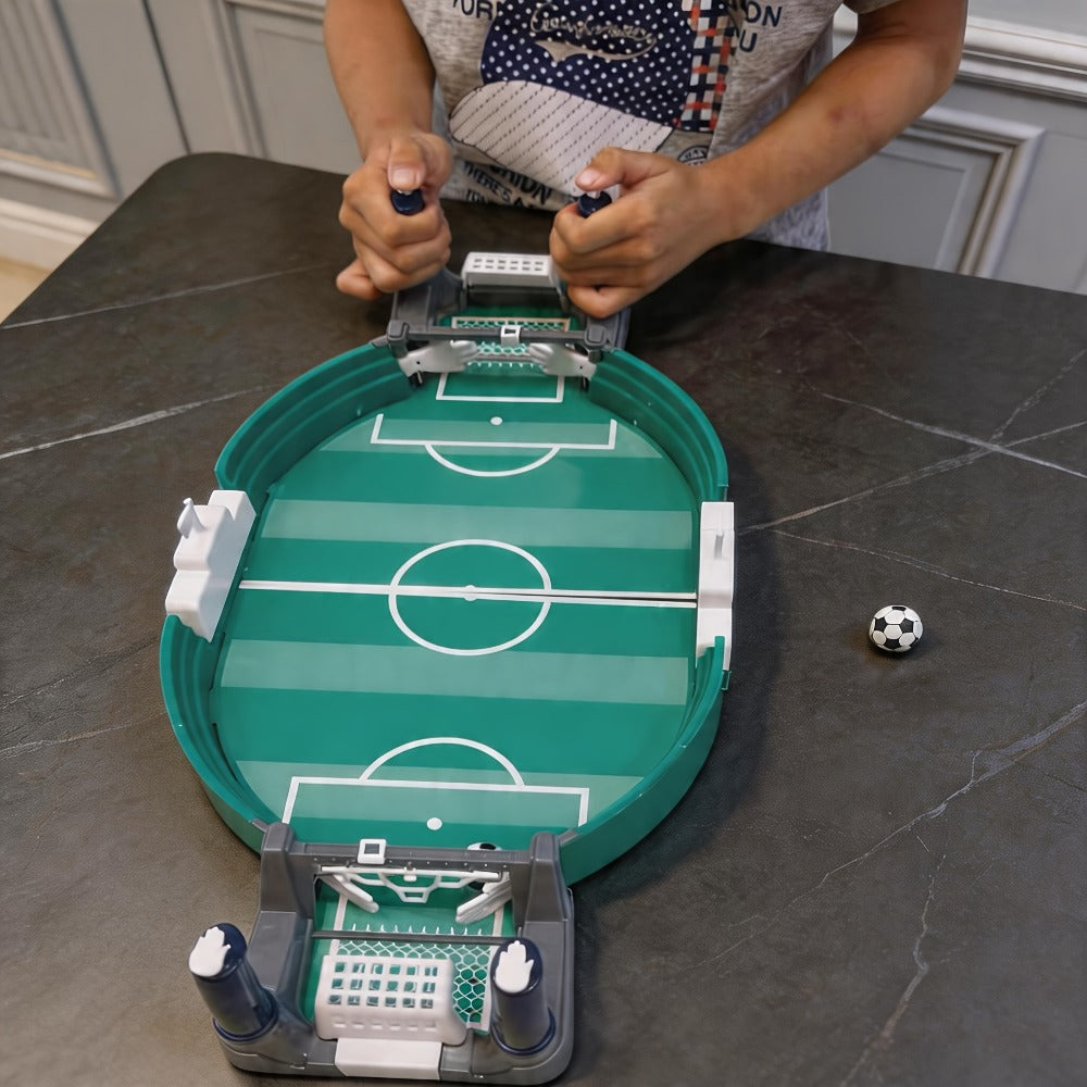 Tabletop Soccer Game for Kids, Portable 2 Player Football Board Game, Parent-Child Competitive Table Football Toy