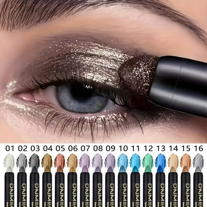 Eyeshadow Sticks and Gel Eyeliner Set 8 or 16PCS Shimmer Highly Pigmented Waterproof, for Makeup, Travel and Everyday Vanity Use