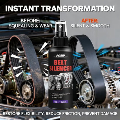 Engine Belt Conditioner 100ml – Noise Reduction, Wear Resistance & Elasticity Restorer, Anti-Aging Durable Coating for Drive Belts