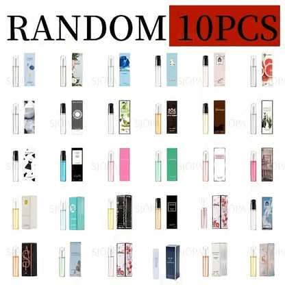 Women's Perfume Gift Set - Random Flavor Solid Fragrance Sampler 10pcs Color Box / 30pcs Card Version