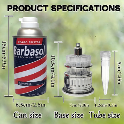 Dinosaur DNA Cryo Canister with Pop-Up Test Tube Rack - 10 DNA Sample Tubes, Movie Prop Replica