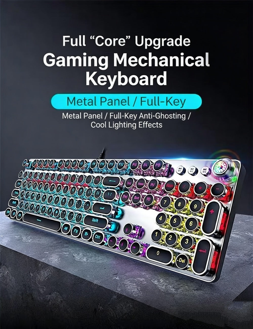 Hot-Swappable Mechanical Keyboard and Mouse Combo 34 Lighting Effects True Mechanical Blue for an Everyday Personal Care Routine
