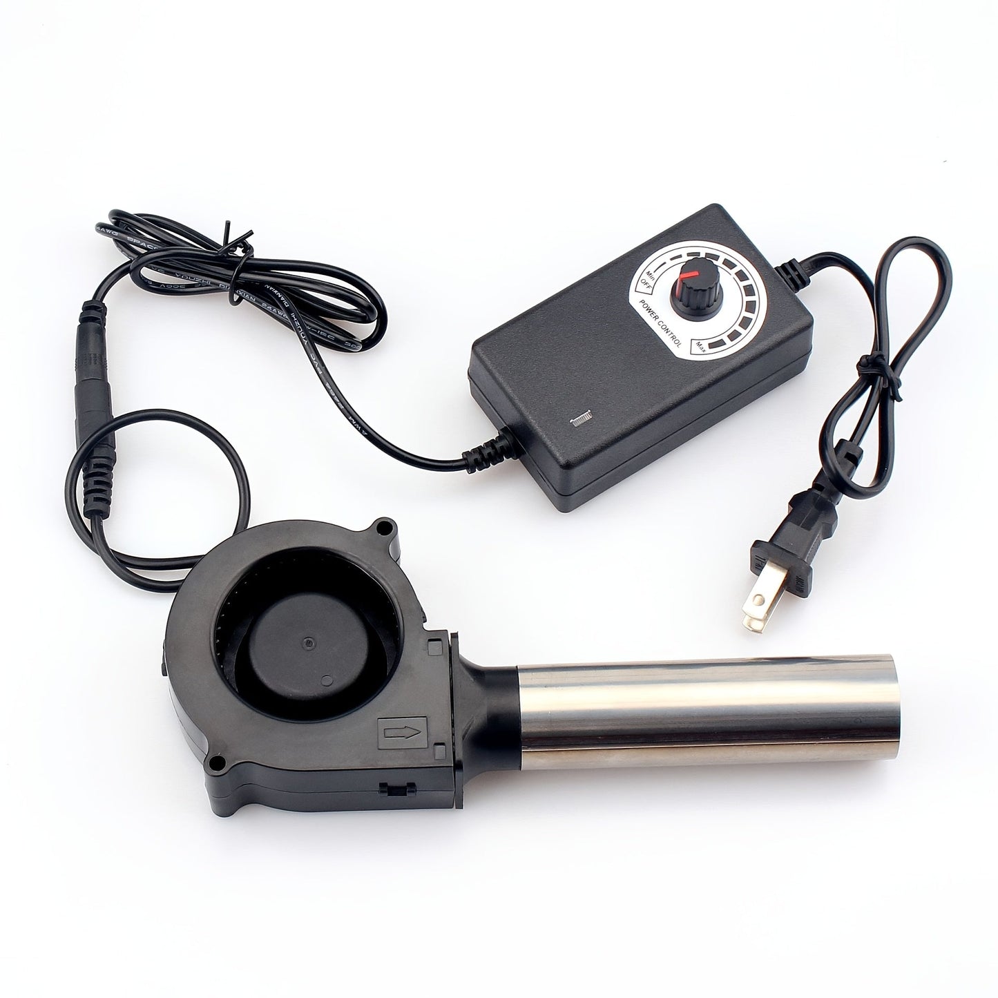 Turbo Blower Set with Adjustable Air Outlet - BBQ Barbecue Stove Firewood Stove Fan for Grilling, Camping and Outdoor Meals