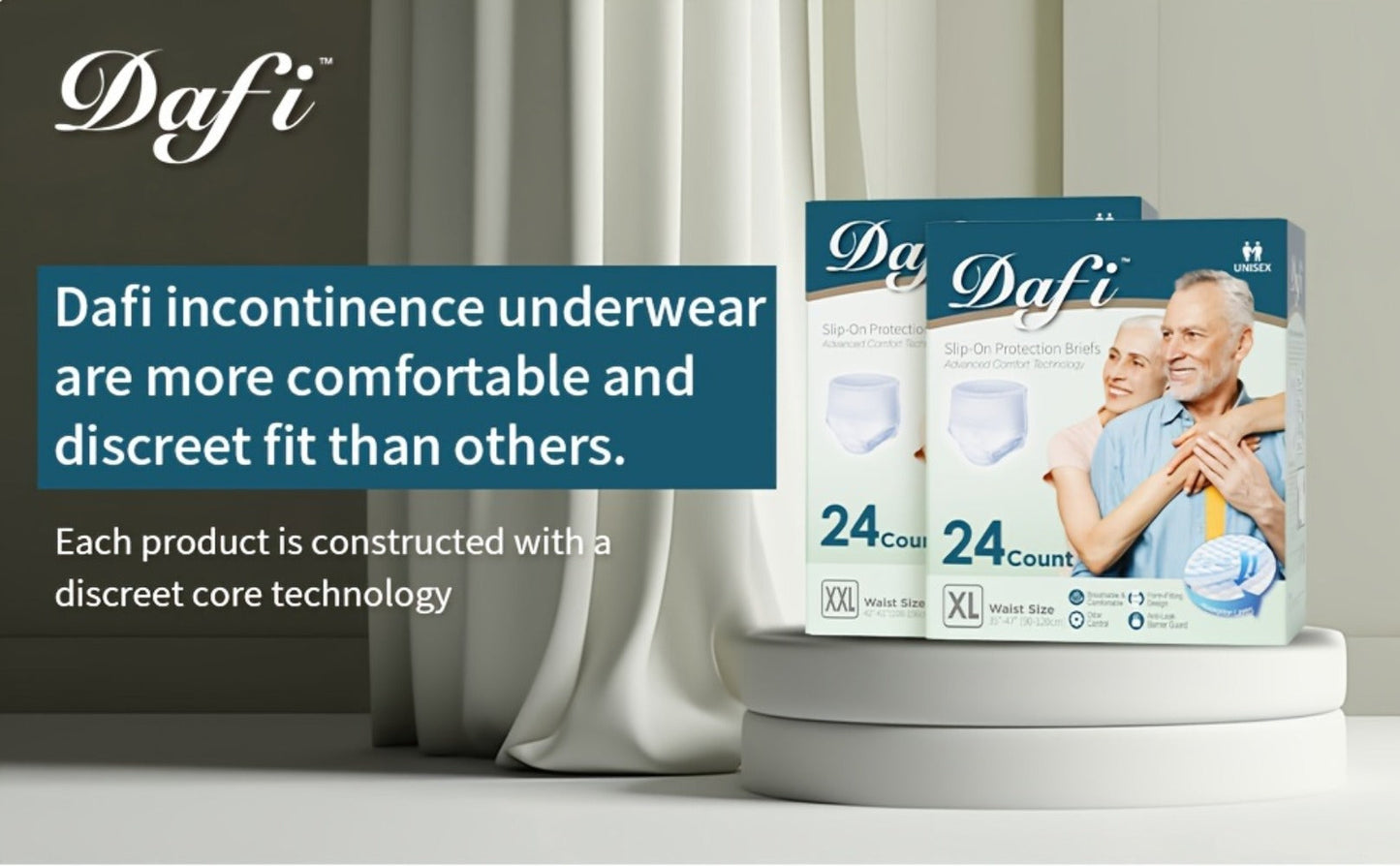 Adult Incontinence Underwear for Women Men Disposable Pull Up Briefs Overnight Bladder for Entryways, Bedrooms and Living Spaces