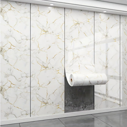 3D Marble Peel and Stick Wall Tile Stickers Self Adhesive Removable Wallpaper Roll for Kitchen Backsplash Bathroom Living Room Bedroom Wall