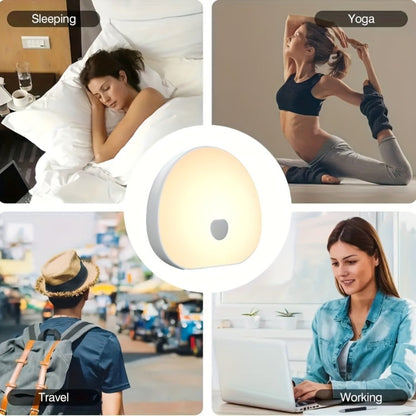 White Noise Machine with RGB Smart Light, Portable USB Rechargeable Sleep Aid, 1200mAh Battery, Touch Control