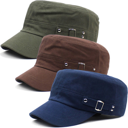 Baseball Caps 3-Pack Unisex Flat Brim Duckbill Hat Set for Men & Women, Lightweight Machine Washable Outdoor Cap for Fishing Camping Hiking