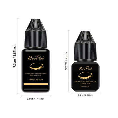 Odorless Lash Extension Glue Quick Dry Black Adhesive for DIY Individual & Cluster Lash Extensions