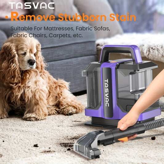 Portable Spot Cleaner for Carpet & Upholstery, Dual Brush Power Suction Stain Remover with Multifunctional Tools