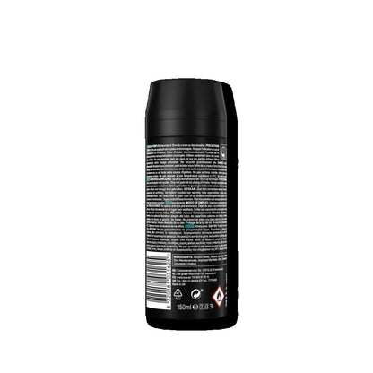 AXE Apollo Body Spray Six-Pack with 150ml Black Aerosol Cans, Apollo Scent Label and 5 fl oz Marking