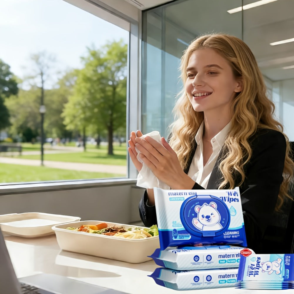 Flushable Wet Wipes for Adults with Probiotics, Plant-Based Fibers, Fragrance Free, Sewer Safe, & Thick Disposable Butt Wipes