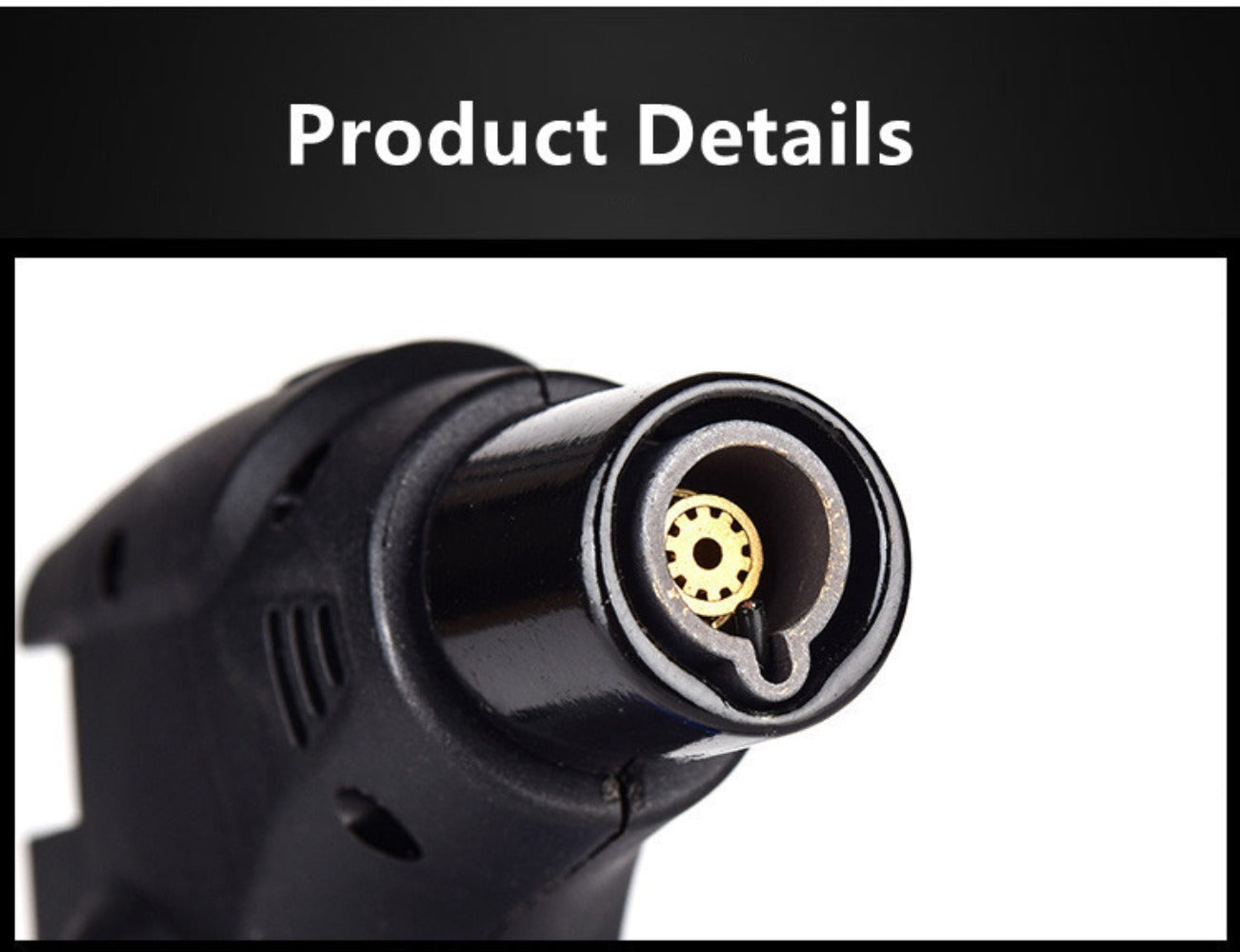 Butane Torch Lighter 6pcs Big Jet Flame Refillable & Adjustable Mini Blow Torch - Gift Box Set for Camping