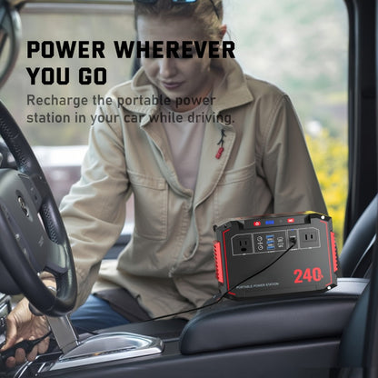 Portable Power Station 88.8Wh, 111Wh or 237Wh with AC, USB-C, USB-A, DC and Solar Panel Options