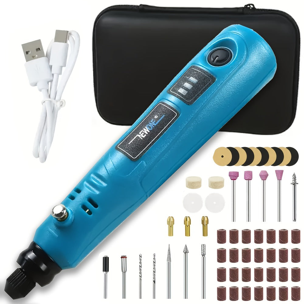Cordless Rotary Tool Kit 3.6V USB Charging for Entryways, Bedrooms and Living Spaces, with the Listed Configuration