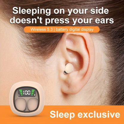 Wireless Earbuds Ultra-Small In-Ear with Touch Control, Built-In Mic and LED Case in Three Colors