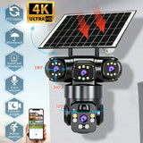 4K Solar-Powered Camera