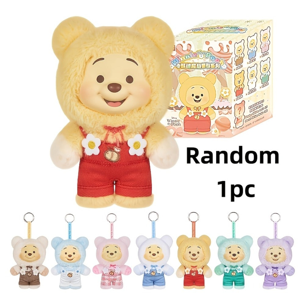 Winnie the Pooh Plush Toy MINISO Disney Candy Series, Licensed Stuffed Animal 1pc Random Style