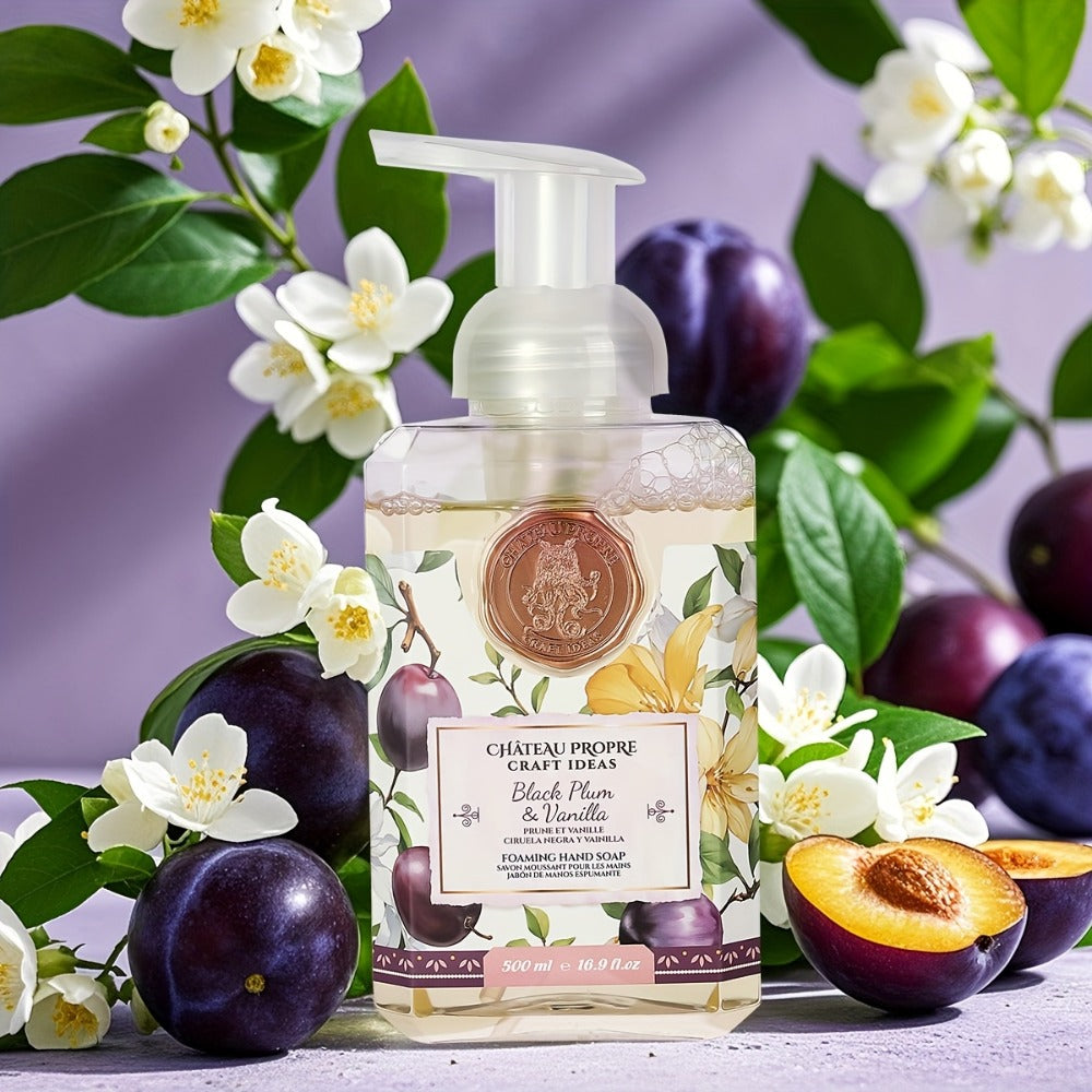 Foaming Hand Soap 500ml Moisturizing Gentle Foam Soap 8 Scents Vanilla Coconut Citrus Floral Fruity Deeply Hydrating Soft Hands All Skin