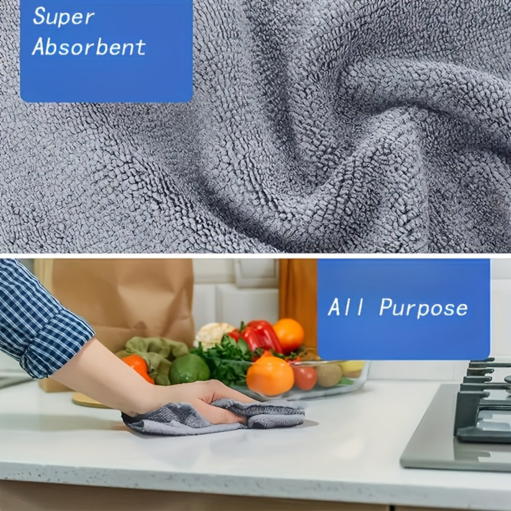Microfiber Cleaning Cloths 110 Pack – Bulk Household Car Towels, Absorbent Non-Shedding Lint-Free Rags for Kitchen, Auto, Home Deep Cleaning