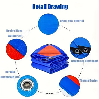Tarp Tarpaulin for Entryways, Bedrooms and Living Spaces, with the Listed Configuration, for Everyday Use and Organized Storage