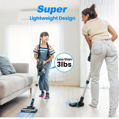 Handheld Vacuum Cleaner Cordless 29KPA Strong Suction for Pet Hair for Entryways, Bedrooms and Living Spaces