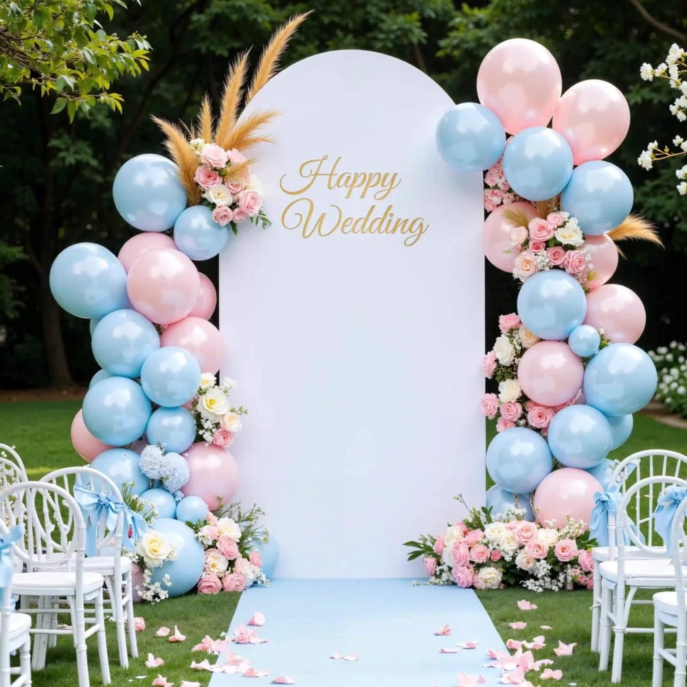 6FT Stretch Fabric Arch Cover with Bottom Zipper, 72 x 31.5-Inch Size and Eight Color Options