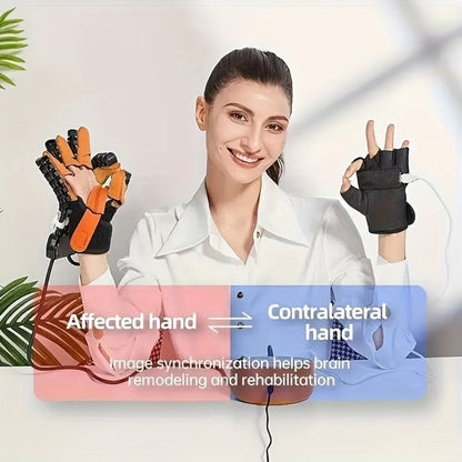 Rehabilitation Robot Gloves for Hand & Finger Training, Air Pressure Finger Exercise Device with LCD Touch Screen