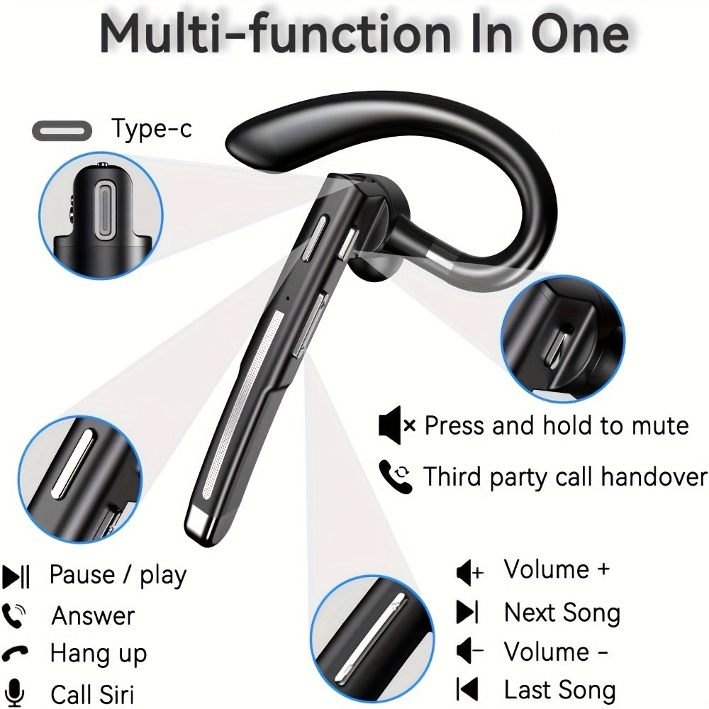 Anime & Animal Themed Wireless Earphones with ENC Noise Cancelling Mic, Semi-Open-Back Design, Push Button Control