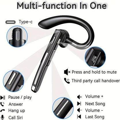 Anime & Animal Themed Wireless Earphones with ENC Noise Cancelling Mic, Semi-Open-Back Design, Push Button Control