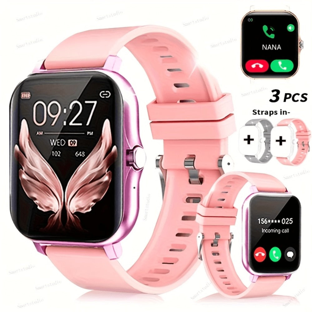 Smartwatch Unisex GPS 1.83" Full Touch – Wireless Calling, Music Playback, Remote Camera Control, Multi-Sport Fitness Tracker, Message