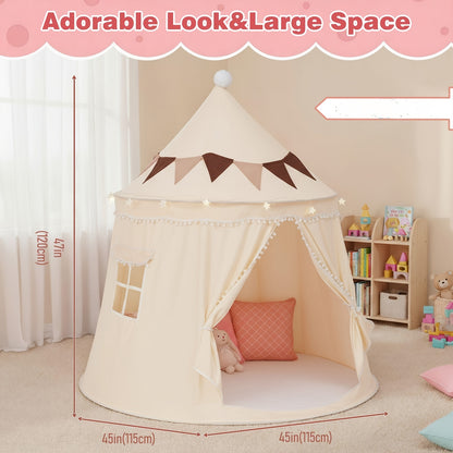 Pop-Up Dome Pet Tent for Large Cats – Automatic Instant Setup Outdoor Indoor Cat Tent House, Available Basic or Deluxe with Mat Star Lights
