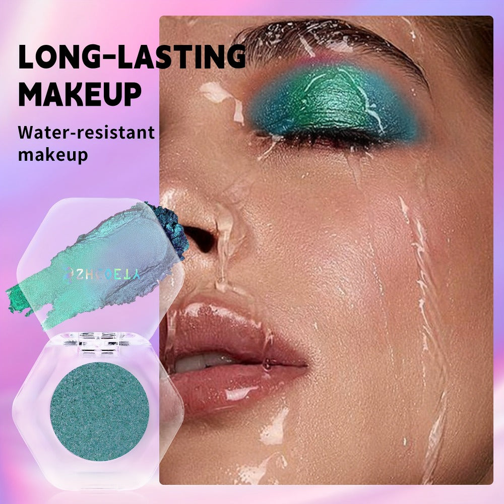 Chameleon Color-Shifting Eyeshadow Palette 12 Shades, Pearlescent Pigments Matte & Shimmer Blendable Eye Makeup Kit for Women
