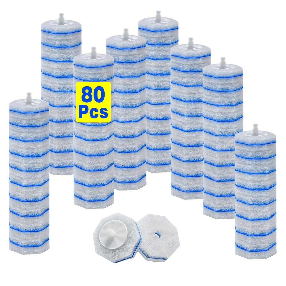 Toilet Wand Refills Compatible with Clorox ToiletWand, Disposable Microfiber Toilet Bowl Cleaner Refills