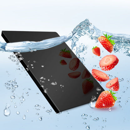 Cutting Board Acrylic Counter-Lip Surface in Black or Clear, Two Sizes and Standard or Thickened Options