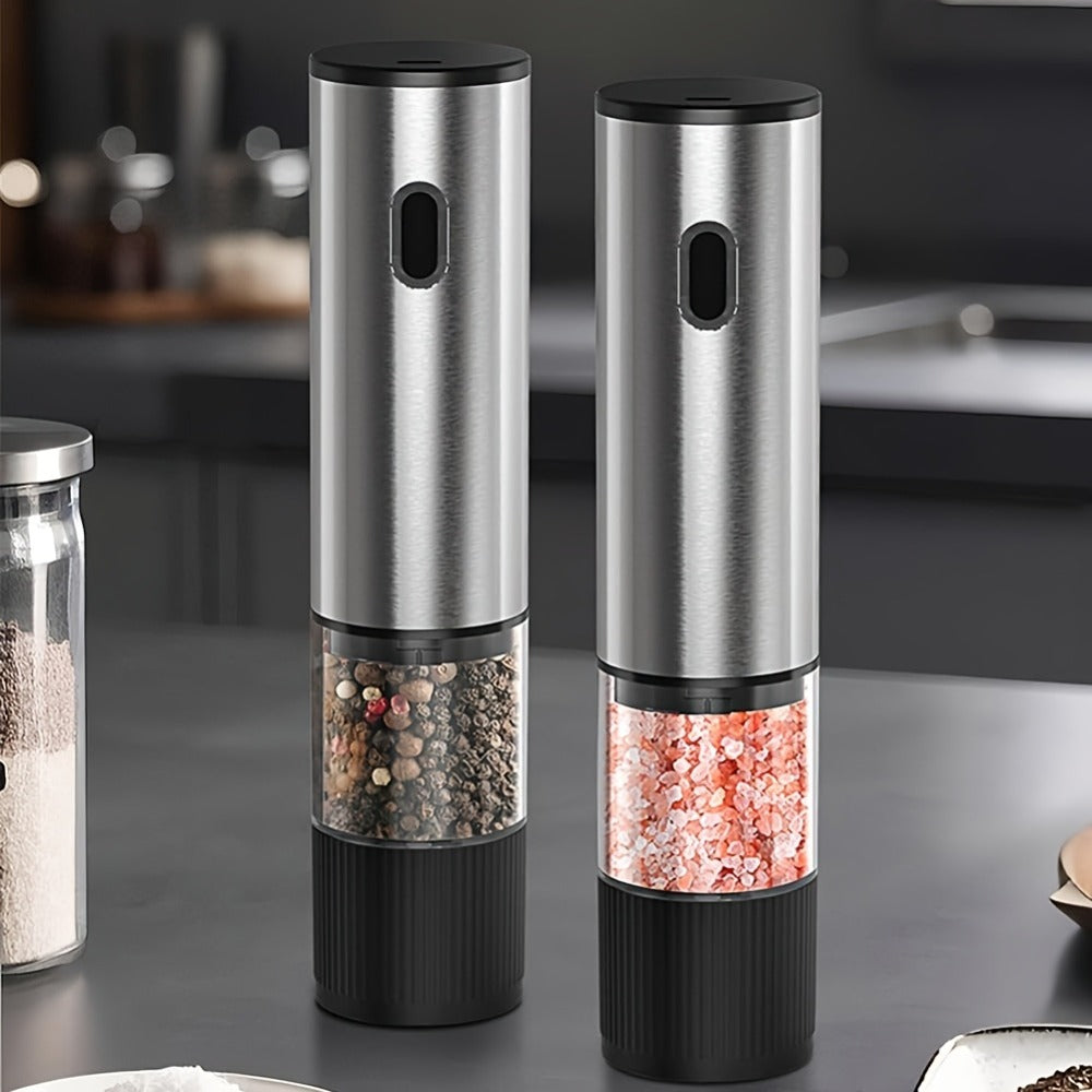 Electric Pepper Grinder USB-C Rechargeable, 5-Level Adjustable Coarseness, One-Hand Operation