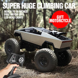 Giant 18.1-inch RC Truck with Gift Motorcycle