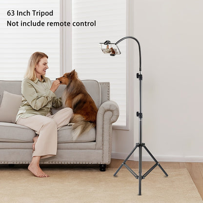 63 Inch Gooseneck Phone Tripod Adjustable with 360° Flexible Neck & Universal Phone Holder, Portable Camera Stand for Content Creators