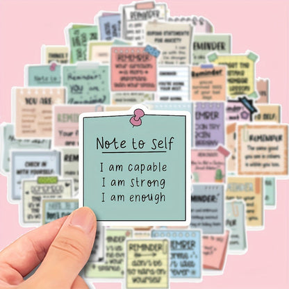 Motivational Stickers for Laptop 150pcs – Reusable Inspirational Vinyl Decals, Self-Affirmation Encouragement Stickers for Water Bottle