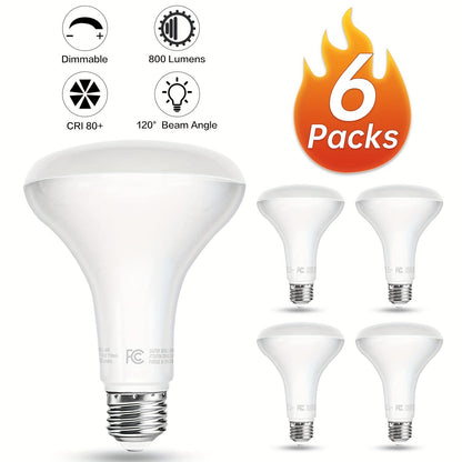 BR30 LED Flood Light Bulbs 12W 800 Lumens 5000K Daylight White Non-Dimmable, for Home, Desk and Accent Lighting