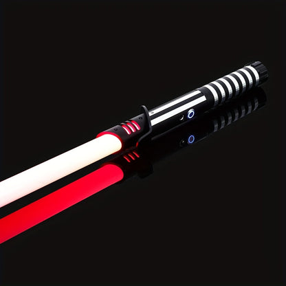 Light Up Saber with Metal Handle RGB 16 Colors, LED Cosplay Laser Sword with Sound Effects, Anakin Luke Darksaber Style