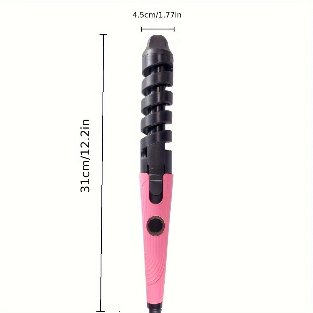 Spiral Curling Wand for Women Professional Hair Curler Electric Curl Iron Fast Heat-Up Waves, for Home, Travel and Salon Hair Styling