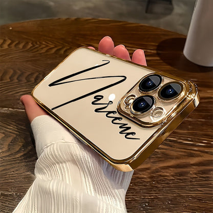 Custom Name Calligraphy Phone Case Personalized Transparent DIY Gift for iPhone for an Everyday Personal Care Routine